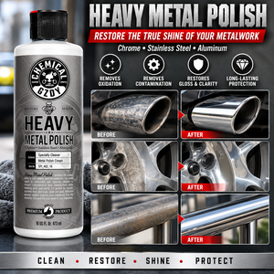 Pulidor de Metales Pesados 473ml, Eliminador de Oxidación y Manchas de Óxido, Limpiador y Restaurador de Cromo, Acero Inoxidable y Aluminio, Crema Pulidora - Product Image 6