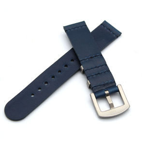 Correa de Reloj de Cuero Genuino Encerado de Primera Calidad con Liberación Rápida, Diseño Moderno, 18mm 20mm 22mm 24mm, Apta para Relojes Inteligentes - Product Image 5