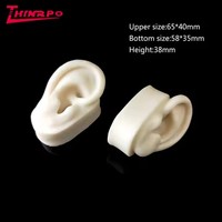 Modèle d'oreille humaine de simulation en silicone souple, accessoires de présentation pour échantillons de boucles d'oreilles