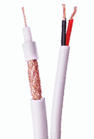 Câble coaxial RG6 RG58 RG59 RG11 solide 50 Ohm 75 Ohm double blindage isolation PVC faible perte haute résistance à la température CATV CCTV