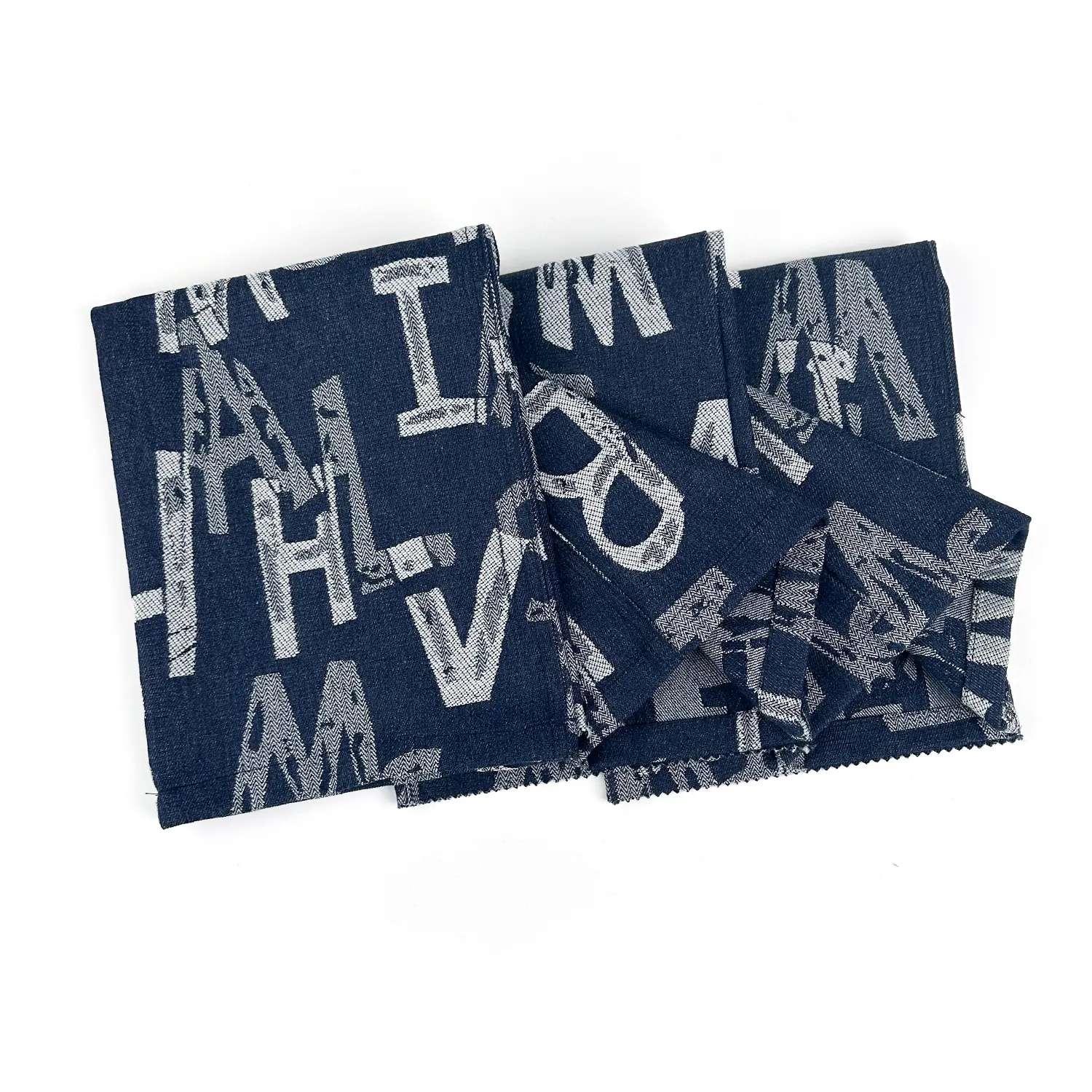 In-Stock Luxe Jean Doek Voor Bagage Indigo Jeans Stof Jacquard Denim Vintage Stof Voor Kleding Fabriek Met Groothandel