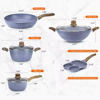 Offre Spéciale : Batteries de Cuisine Antiadhésives en Aluminium Forgé – Ensemble Complet de Casseroles, Marmites et Poêles pour la Cuisine
