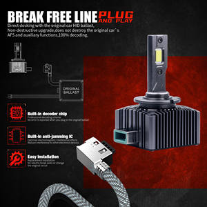 Logotipo personalizado 70W D1S D2S D3S D4S D5S D8S Canbus Led faro de coche 6000K HID luz de xenón LED faro <span class=keywords><strong>para</strong></span> Lexus Audi Octavia - Product Image 5