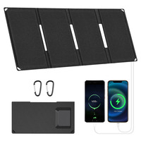 Panneau solaire pliable d'extérieur 15W 25W 30W 60W, résistant à l'eau, portable, haute performance BC, efficacité de 26%
