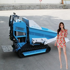 Minidumper Barato de 500 kg, Minidumper Pequeño con Orugas, Precio de Minidumper Hidráulico - Product Image 2