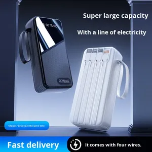 Batterie externe ultra-grande capacité 50 000 mAh Li-polymère, charge rapide Type-C, affichage numérique intelligent, utilisation en extérieur, autonomie extra longue - Product Image 3