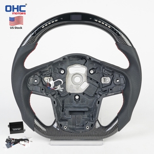 Volant en fibre de carbone véritable avec LED pour <span class=keywords><strong>Toyota</strong></span> GR <span class=keywords><strong>Supra</strong></span> A90 MKV MK5 <span class=keywords><strong>MK4</strong></span> <span class=keywords><strong>2020</strong></span>+ - Expédition depuis l'entrepôt américain - Product Image 1