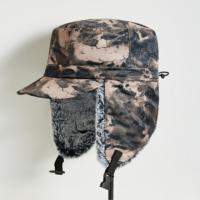 Gorro Ushanka Táctico de Camuflaje Unisex para Invierno, Gorro de Piel Sintética Estilo Soviético para Caza, Senderismo y Clima Frío