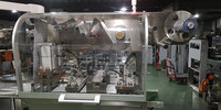 Machine d'emballage sous blister automatique pour liquides (ketchup, chocolat, chewing-gum, parfum, cosmétiques, confiture, miel)