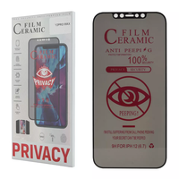 Film de sécurité anti-espionnage 9H à couverture complète, protecteur d'écran en céramique pour Iphone 15 14 13 Pro Max