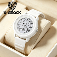 Montres numériques électroniques multifonctionnelles pour enfants, en gros, avec boîtier en alliage, lumineuses et étanches
