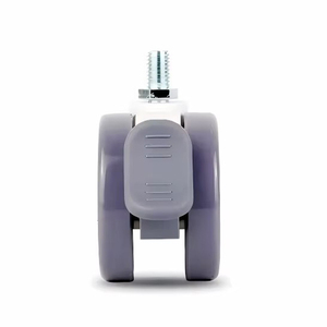 Roulettes médicales pivotantes à 360 degrés de 2 pouces avec frein, roulettes robustes pour chariot d'hôpital et équipement de salle de bain - Product Image 5