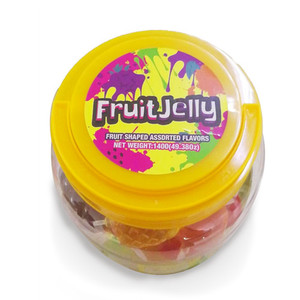 Weiche Gelee-Süßigkeiten TikTok Bestseller Gelatinas Mini Fruchtförmige Gelee-Frucht-Pops in Runden Gläsern - Product Image 2