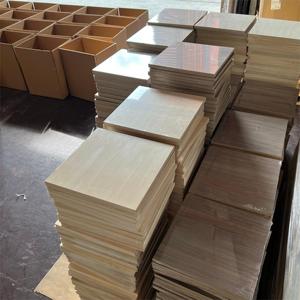 Fogli di Legno di Tiglio 12x12x1/8 Pollici Lisci Compensato da 3mm per Taglio Laser Incisione su Legno Non Finito Pirografia <span class=keywords><strong>Pittura</strong></span> Fai-da-Te - Product Image 5