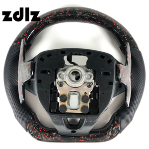 Volante LED de Fibra de Carbono Forjado Personalizado con Levas de Cambio para <span class=keywords><strong>Genesis</strong></span> G70 GV70 G80 <span class=keywords><strong>G90</strong></span> GV80 2017 2018 2019 <span class=keywords><strong>2020</strong></span> 2021 - Product Image 6