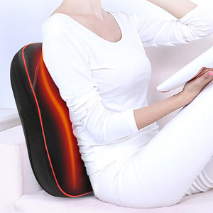 Lumbar Massage Cushion <b>USB</b> Rechargeable <b>Heat</b> Therapy For Back Waist Relief Support - Product Image 1