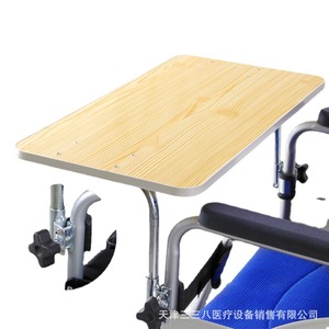Wooden Hospital <b>Table</b> Rectangle 60cm Foldable Sturdy <b>Portable</b> For Elderly And Patients - Product Image 2