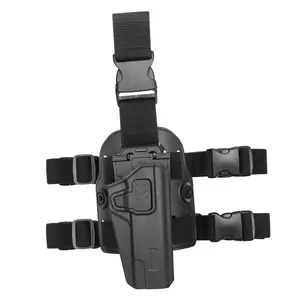 Drop Leg Holster Thigh Holster Quick Installation Adjustable rotating Button Fit All Wheel Designed Holsters and Mag Holder