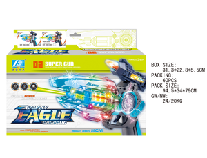 Top popolare Elettronico Pistola Realistico Giocattolo Per Bambini con la luce del LED e suono per 3 + ragazzo - Product Image 4