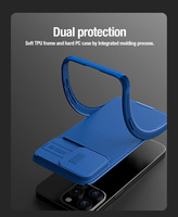 2023 nouveau Nillkin CamShield Pro TPU PC étuis diapositive caméra lentille couverture téléphone portable coque arrière pour Iphone 15 Pro / 16 Pro Max