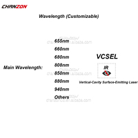 Cip Led Smd Vcsel dapat disesuaikan Laser Ir inframerah merah jauh 655nm 660nm 808nm 850nm 940nm 5730 5630 5050 3535 3528 3030