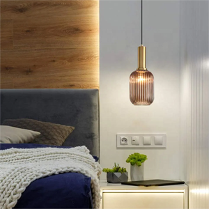 Factory Nordic Style Amber Glass Lampshade Ceiling Pendant <strong>Light</strong> <strong>Shade</strong> for <strong>Industrial</strong> Living Room Bar - Product Image 4