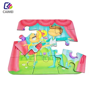 Melhores Presentes Alta Qualidade Custom Logo Paper Board Brinquedos Educativos Para Crianças Sublimação Puzzles Jigsaw Puzzle