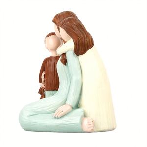 Resin Mother and Child Figurine Family Love Sculpture Home Decor <b>Gift</b> for Mother's Day - Product Image 5