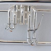 High Quality Cheap 3 Pistons Flugel Horn Bb Silver Plated Flugelhorn Instrument