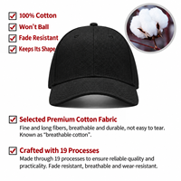 Casquette de baseball personnalisable et tendance style influenceur en PVC, 6 panneaux, visière large réglable, chapeau de soleil personnalisé brodé