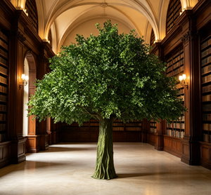 Grand arbre artificiel écologique Ficus Benjamina et Mangue pour intérieur et extérieur, idéal pour hall d'hôtel, verdure bionique - Product Image 6
