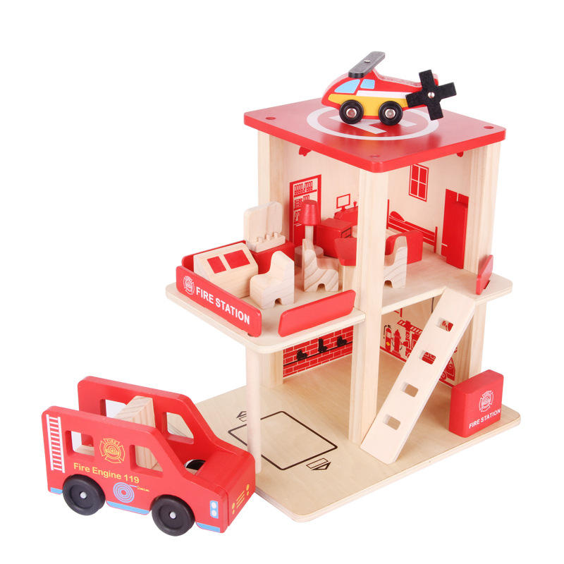 Wooden parking Toys