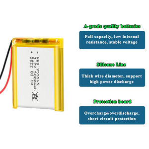 UN38.3 Kc одобрил 955565 литий-полимерный аккумулятор высокого качества 3,7 в 5000 мАч 955565 литий-полимерный аккумулятор для настольной лампы и динамика - Product Image 5