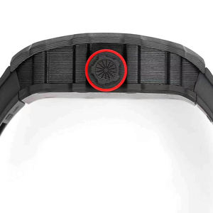 Reloj de Fibra de Carbono Ultraligero con Forma de Barril, Correa de Silicona, Cristal de Zafiro, para Reuniones de Negocios, Post-Trabajo, Fitness - Product Image 5