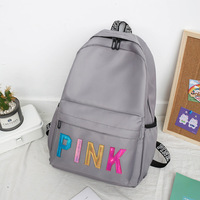 Sac à dos imperméable en nylon rose à paillettes pour filles, vente en gros, 2020