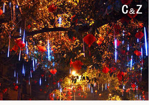 Tube LED PVC double face en gros, design pluie de météores, lumière décorative extérieure étanche, lumière de plafond pour boîte de nuit en forme de glaçon - Product Image 6