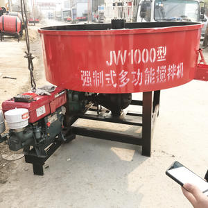 500 Liter Zwangs aktion Flach mund Elektrischer Zementmörtel Betonmischer für Block herstellungs maschine - Product Image 2