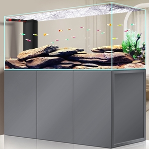 אקווריום דגי זהב בסגנון קריק, זכוכית שקופה במיוחד, גלישה צידית, סינון תחתון ועיצוב אקווריום - Product Image 2