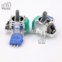 Manette Joystick Hall à Résistance Magnétique Analogique K-Silver TMR 3D pour Manette PS5 Edge PS4 Xbox One Électromagnétique