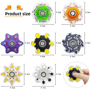 Spinner Creativo Mandala Graffiti <span class=keywords><strong>in</strong></span> Stile Retrò, Colorato e Antistress, Piccolo <span class=keywords><strong>Regalo</strong></span> - Product Image 6