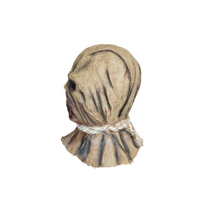 <span class=keywords><strong>Masque</strong></span> en latex d'<span class=keywords><strong>épouvantail</strong></span> à capuche tachée de sang pour adulte pour la fête d'Halloween pour le cosplay d'événement de groupe - Product Image 5