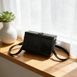Sac messager en cuir PU pour <span class=keywords><strong>homme</strong></span>, sac bandoulière professionnel, sac de téléphone portable tendance pour toutes les saisons avec fermeture éclair - Product Image 3