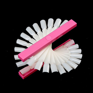 Expositor de Esmalte de Uñas en Espiral de 24 Colores, Palitos de Muestra de ABS, Carta de Colores para Arte de Uñas - Product Image 2