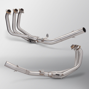 Hệ thống ống xả xe máy Yamaha MT09 MT-09 Tracer 9 900 GT XSR900 mới nguyên bản 2020-2023, ống nối trước 51mm, bộ giảm thanh - Product Image 3