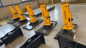 स्किड स्टीड हाइड्रोलिक हथौड़ा कुर्की ब्रेकर कंक्रीट ब्रेकर्स - Product Image 6