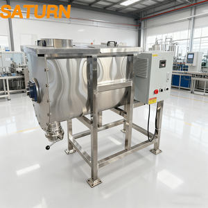 Mezcladora de Polvo Seco para Alimentos, Mezcladora de Mortero para Adhesivo de Azulejos, Mezcladora de Paletas de Doble Eje de Gravedad Cero - Product Image 1