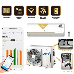 เครื่องปรับอากาศพลังงานแสงอาทิตย์แบบออฟกริด Deye 9000btu 12000btu 18000btu 24000btu ใช้แบตเตอรี่ 48V รุ่น DGA1-DC48V-09/12/18/24K DGA1-DC4 - Product Image 2