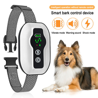 IP67 Wasserdichtes Anti-Bell-Halsband für Hunde mit Intelligenter Vibrationserkennung & Harmlosem Schock, Wiederaufladbares Hundehalsband mit Bellstopp-Funktion