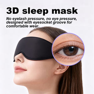 अनुकूलित 3 डी गहरी नींद से भरी भाप की आंख मास्क इलास्टिक स्ट्रैप आंख राहत यात्रा अंधेरे सर्किलों को काला कर देता है - Product Image 2