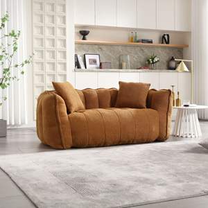 Fauteuil pouf carré confortable DB avec noyau en mousse pour deux personnes, idéal pour la maison ou le bureau - Product Image 3
